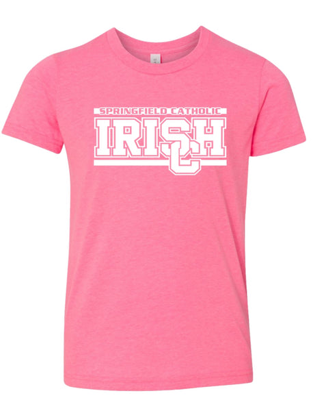 Youth Irish Split Logo T-Shirt - Springfield Catholic Team Store