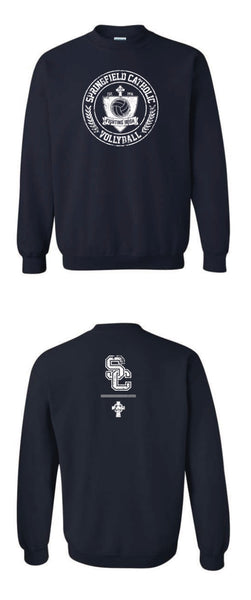 Volleyball Crewneck with front and back design