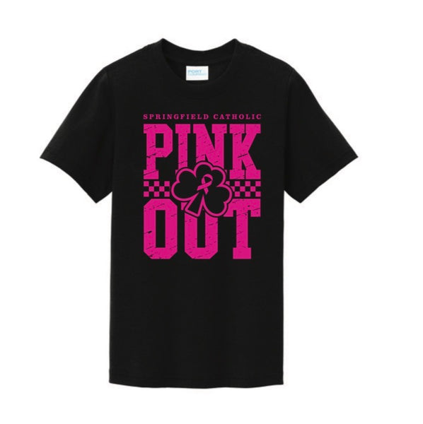 Pink Out YOUTH Breast Cancer Awareness Short Sleeve Shirt