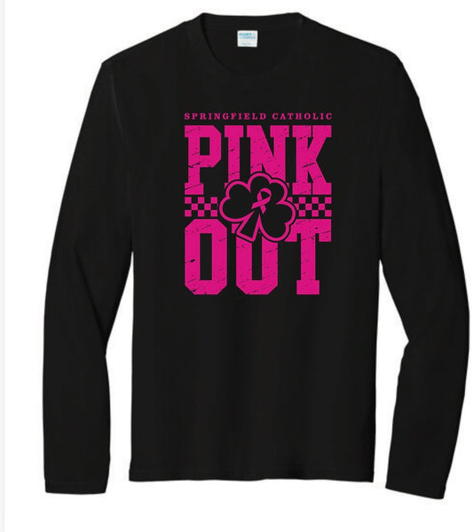 PINK OUT Breast Cancer Awareness UNISEX LONG SLEEVE TShirt