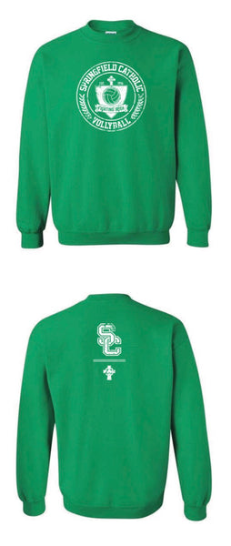 Volleyball Crewneck with front and back design
