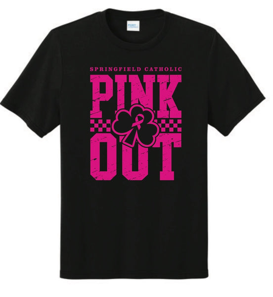 PINK OUT Breast Cancer Awareness UNISEX SHORT SLEEVE  Shirt
