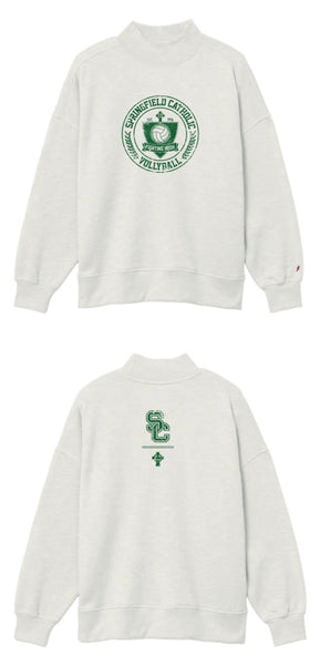 Volleyball Mock Neck- Front and Back Design