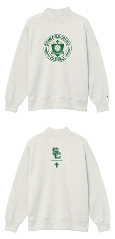 Volleyball Mock Neck- Front and Back Design