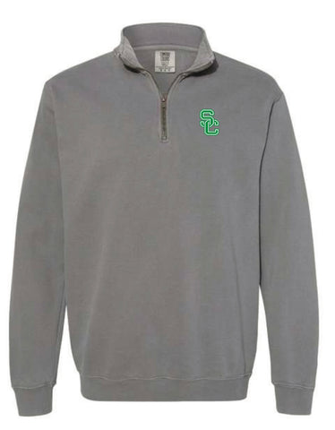 Comfort Colors 1/4 Zip Pullover with SC Embroidery