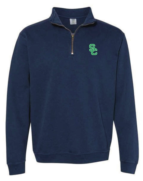 Comfort Colors 1/4 Zip Pullover with SC Embroidery