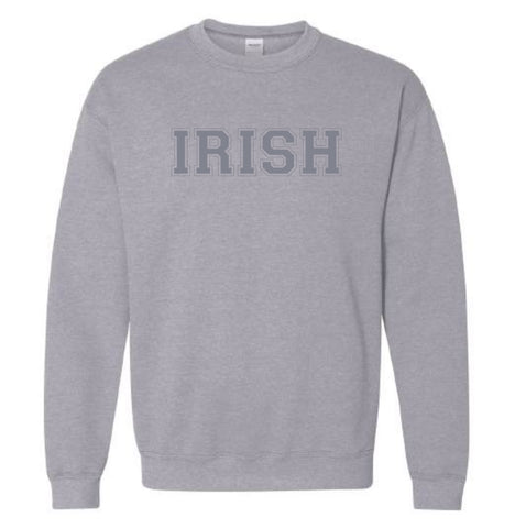 Irish Tonal Print Crewneck