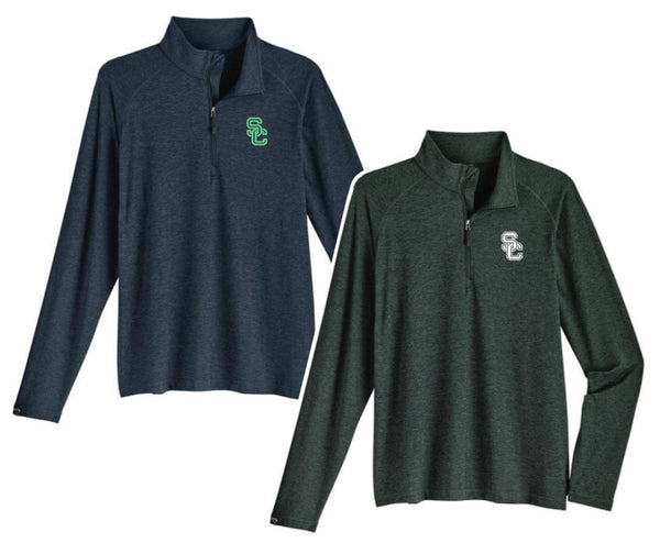 Men's Light Weight Quarter-Zip with Embroidery