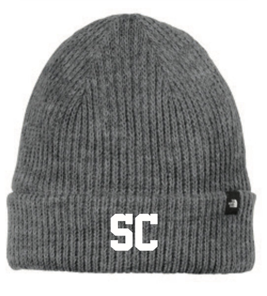 “SC” Northface Stocking Cap in Navy & Grey