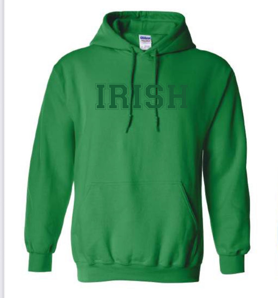 Irish Tonal Print Hoodie