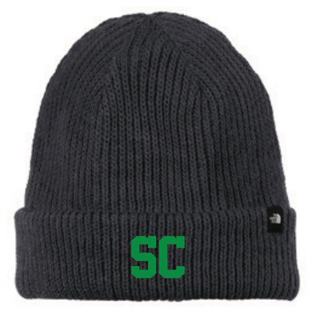 “SC” Northface Stocking Cap in Navy & Grey