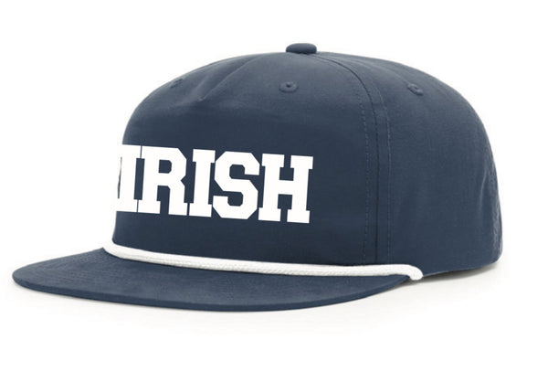 Block Irish Classic Rope Hat in Navy