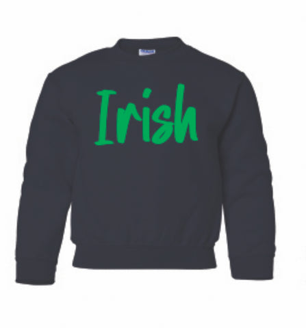 Youth Irish Puff Logo Crewneck