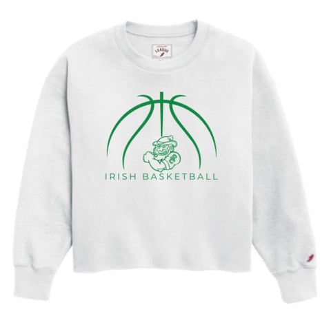 Basketball Reverse Fleece MID-Length Crewneck