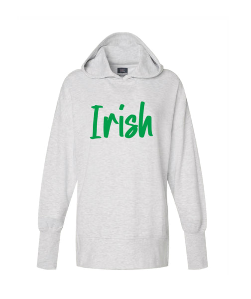 Irish Puff Terry Cloth Hoodie