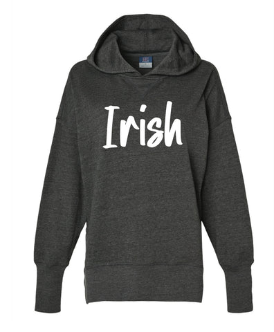 Irish Puff Terry Cloth Hoodie