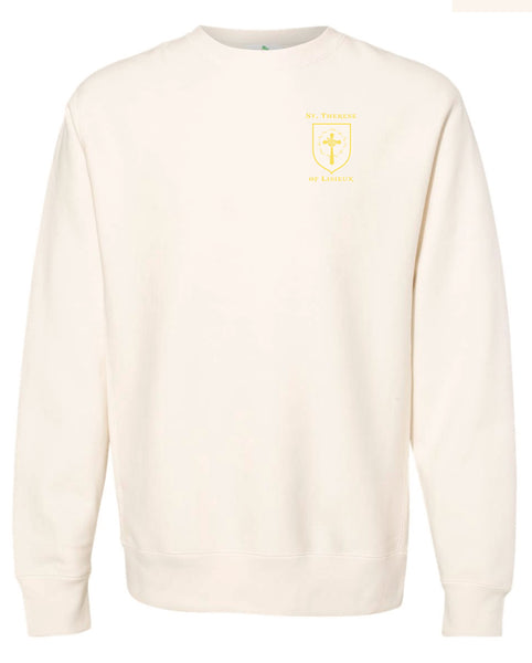 St. Therese House Sweatshirt can be worn over School Polo