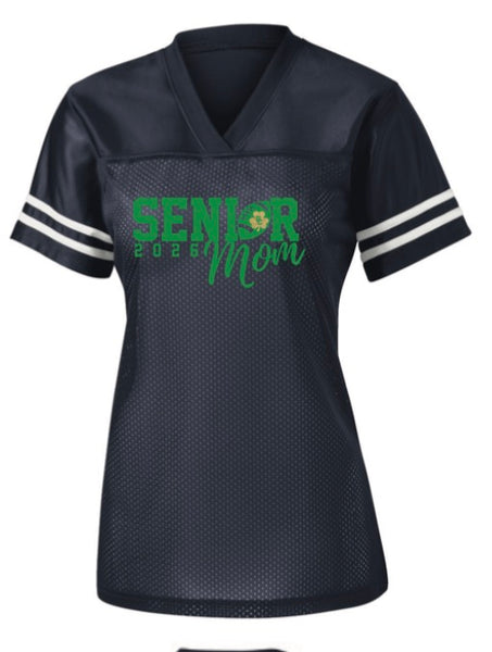 Football SENIOR MOM jersey with name/number on back