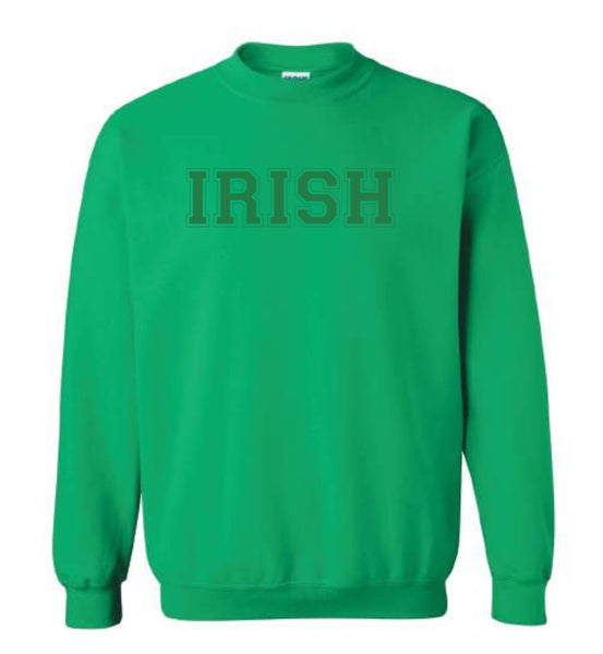Irish Tonal Print Crewneck