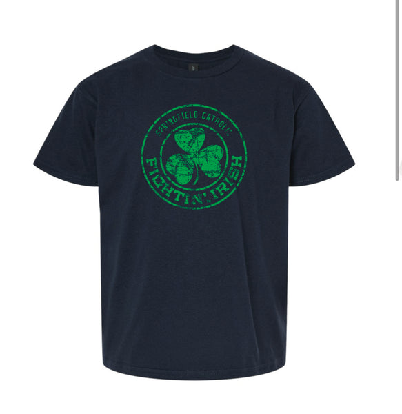 Youth Fightin' Irish Circle Graphic T-Shirt