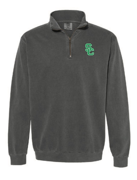 Comfort Colors 1/4 Zip Pullover with SC Embroidery