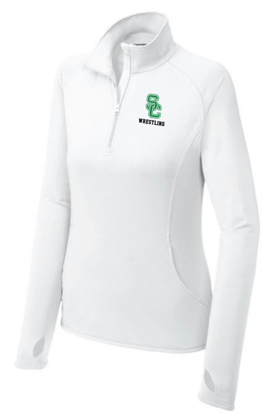 Ladies Irish Wrestling Women's Fit 1/4 zip jacket with SC Wrestling