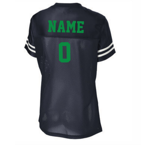 Football SENIOR MOM jersey with name/number on back