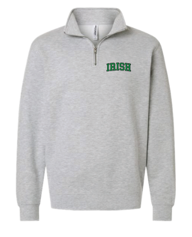 **NEW** IRISH Quarter Zip Pullover