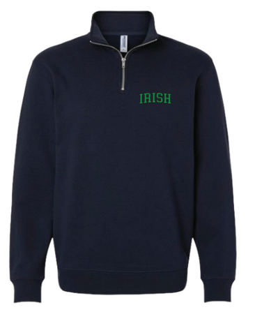 **NEW** IRISH Quarter Zip Pullover