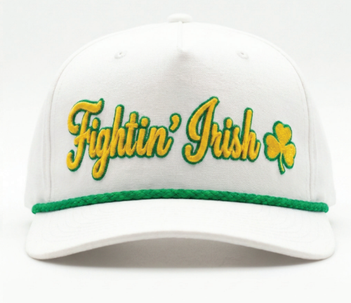**NEW** 3D Puff Embroidery Fightin' Irish Hat