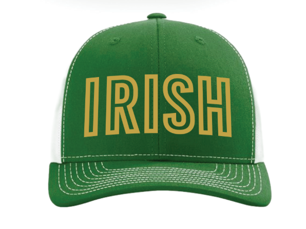 **NEW** IRISH 3D Puff Embroidery Trucker Hat