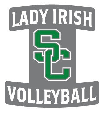 Irish Volleyball Window Decal for vehicle