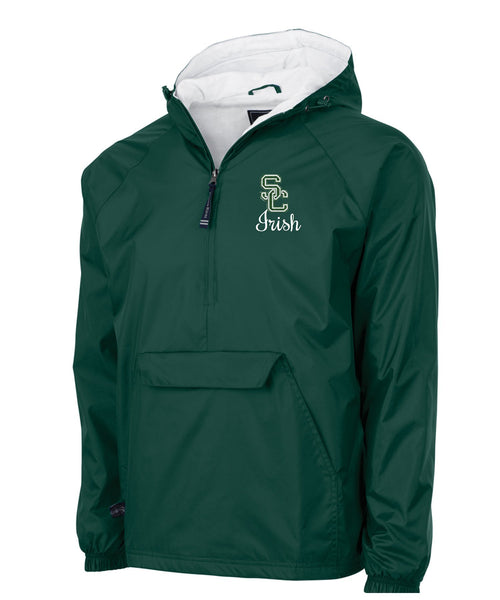 Unisex Charles River Classic Solid Pullover-Rain jacket in Navy, White or Forest
