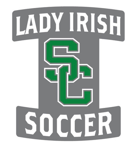 Lady Irish Soccer Decal