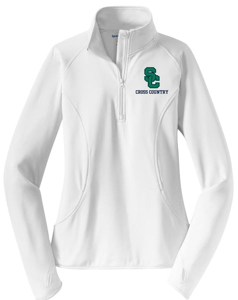 Cross Country LADIES 1/2 Zip Jacket with SC CROSS COUNTRY Embroidery