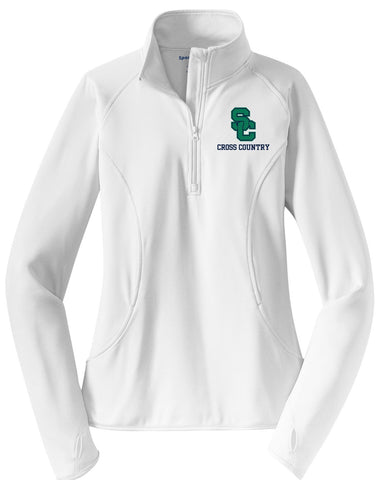 Cross Country LADIES 1/2 Zip Jacket with SC CROSS COUNTRY Embroidery