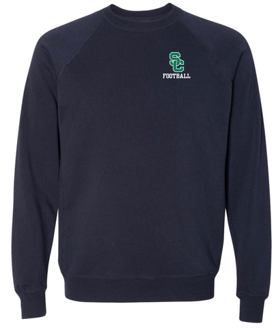 Football Crewneck Sweatshirt with SC FOOTBALL Embroidery