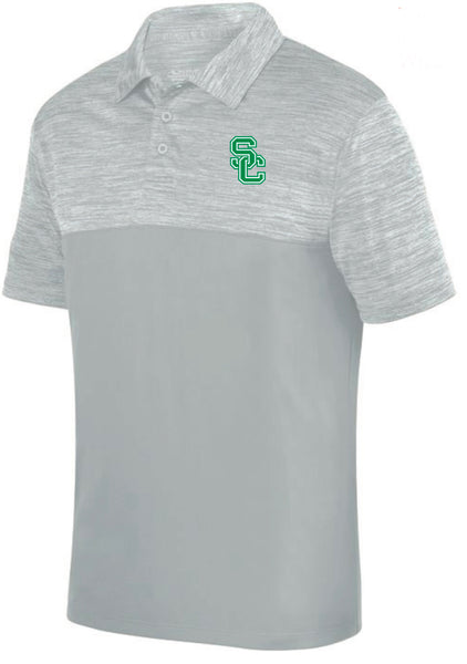 Men’s Tonal Heather Polo with SC logo