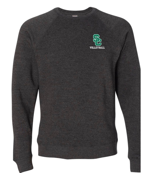 Volleyball UNISEX Crewneck Uniform Approved Sweatshirt in NAVY and CHARCOAL