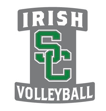 Irish Volleyball Window Decal for vehicle