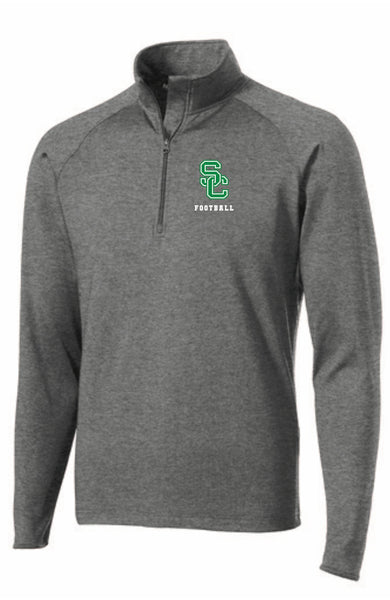 Football MEN’s Fit 1/2 zip jacket with SC FOOTBALL Embroidery