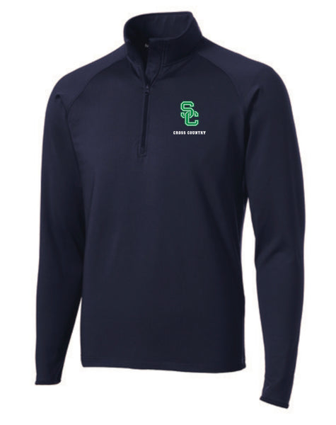 Cross Country MEN'S 1/2 Zip Jacket with SC CROSS COUNTRY Embroidery