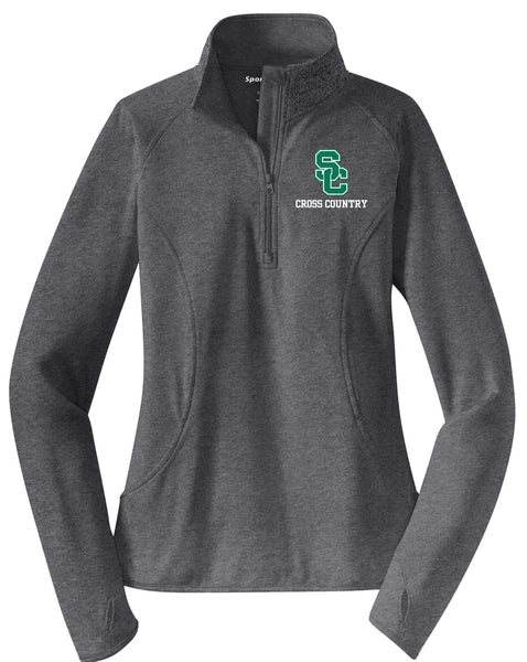 Cross Country LADIES 1/2 Zip Jacket with SC CROSS COUNTRY Embroidery