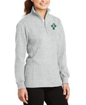 Uniform Jacket Ladies Sport-Tek®  Medium Weight 1/4 Zip Pullover Athletic Heather