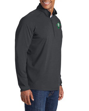 Mens SPORT-TEK® Performance 1/2 Zip Pullover (ST850)- Charcoal Grey *8TH GRADE UNIFORM APPROVED