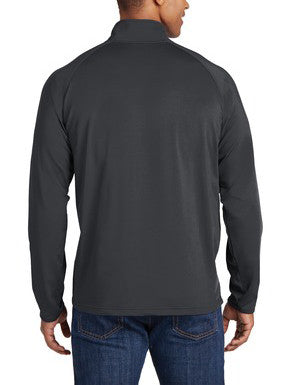 Mens SPORT-TEK® Performance 1/2 Zip Pullover (ST850)- Charcoal Grey *8TH GRADE UNIFORM APPROVED